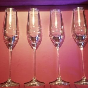 Sparkle by barski champagne glass set